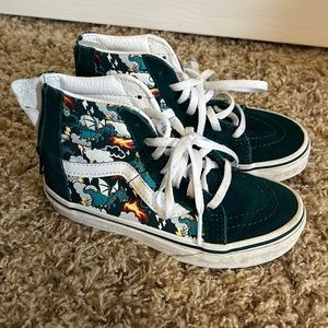 Toddler boys size 12 high top vans